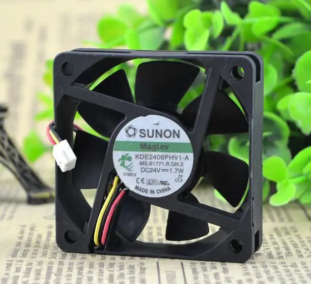 Wholesale original SUNON KDE2406PHV1-A DC 24V 1.7W 6015 60*60*15mm 3-line mute Cooling fan
Wholesale original SUNON KDE2406PHV1-A DC 24V 1.7W 6015 60*60*15mm 3-line mute Cooling fan