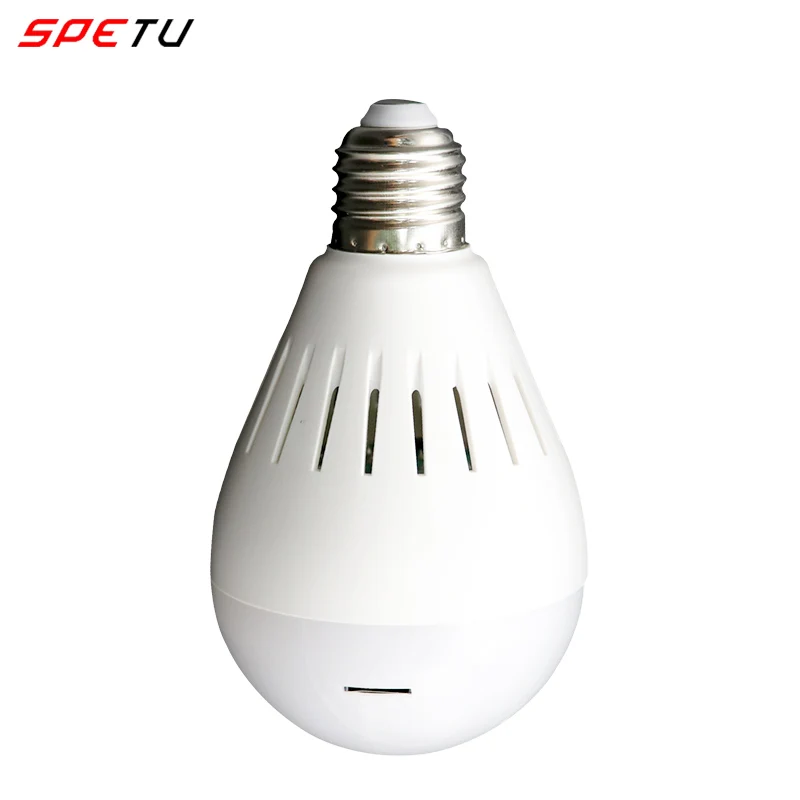 Spetu LED Light 960P Wireless Panoramic Home Security WiFi CCTV Fisheye Bulb Lamp HD IP Camera 360 Degree Home Security Burglar
Spetu LED Light 960P Wireless Panoramic Home Security WiFi CCTV Fisheye Bulb Lamp HD IP Camera 360 Degree Home Security Burglar