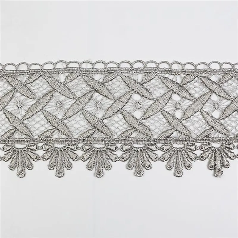 Lychee Life 2 Yard Silver Grey Water Soluble Ribbon DIY Handmade Sewing Lace For Wedding Dress Decorative Sewing Accessories
Lychee Life 2 Yard Silver Grey Water Soluble Ribbon DIY Handmade Sewing Lace For Wedding Dress Decorative Sewing Accessories