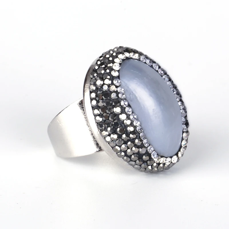 dankaishi Women Fashion Rings Jewelry Oval Shape Natural Stone Antique Vintage Style Paved with Rhinestone Crystal Birthday Gift
dankaishi Women Fashion Rings Jewelry Oval Shape Natural Stone Antique Vintage Style Paved with Rhinestone Crystal Birthday Gift