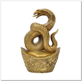 The opening five wealth gold copper felicitous wish of making money snake Zodiac ornaments Home Furnishing ornaments
The opening five wealth gold copper felicitous wish of making money snake Zodiac ornaments Home Furnishing ornaments