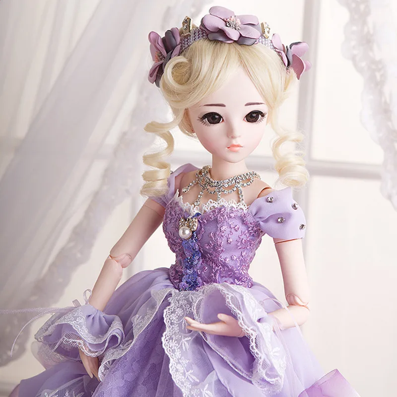 1/3 BJD Doll Princess Girl Reborn Doll With Maxi Long Party Dress Wig Shoes Makeup 18 Joints Moveable Body Doll Christmas Gift
1/3 BJD Doll Princess Girl Reborn Doll With Maxi Long Party Dress Wig Shoes Makeup 18 Joints Moveable Body Doll Christmas Gift