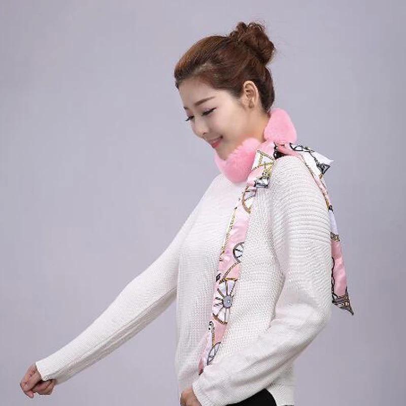 Women Scarves Real Rex Rabbit Fur With Silk Touch Long Scarf Print Fashion tsr528
Women Scarves Real Rex Rabbit Fur With Silk Touch Long Scarf Print Fashion tsr528