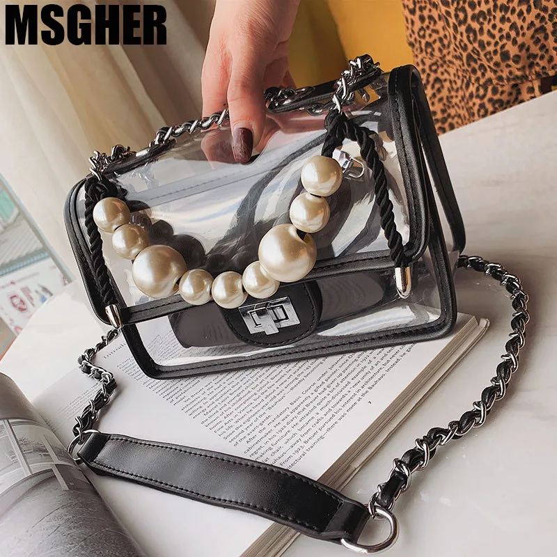 MSGHER Designer Bags Famous Brand Women Bags PVC Transparant Jelly Purses And Handbags Chains Crossbody Messenger Bags For Women
MSGHER Designer Bags Famous Brand Women Bags PVC Transparant Jelly Purses And Handbags Chains Crossbody Messenger Bags For Women