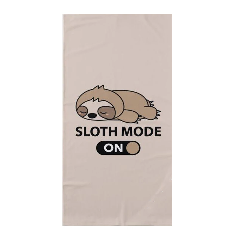 Funny Lazy Sloth Mode On Beach Travel Towels Sleeping Sloth Big Sport Swimming Surf Spa Towels for Bath Towels Set Animal Gifts
Funny Lazy Sloth Mode On Beach Travel Towels Sleeping Sloth Big Sport Swimming Surf Spa Towels for Bath Towels Set Animal Gifts