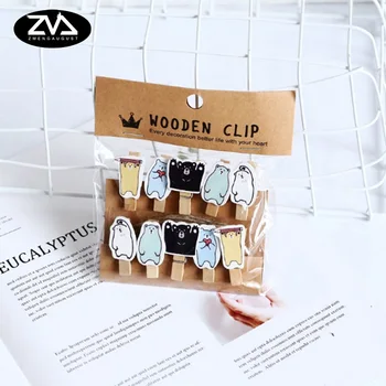 10Pcs/lots Kawaii Mini bear Wooden Clip Photo Paper Postcard Craft DIY decoration Clips Office Binding Supplies with
10Pcs/lots Kawaii Mini bear Wooden Clip Photo Paper Postcard Craft DIY decoration Clips Office Binding Supplies with