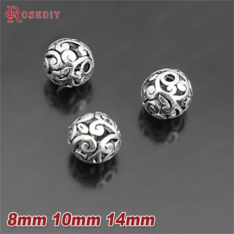 10PCS 8MM 10MM 14MM Antique Silver Zinc Alloy with Leaf Vine Hollow Round Beads Spacer Beads Diy Jewelry Findings Accessories
10PCS 8MM 10MM 14MM Antique Silver Zinc Alloy with Leaf Vine Hollow Round Beads Spacer Beads Diy Jewelry Findings Accessories