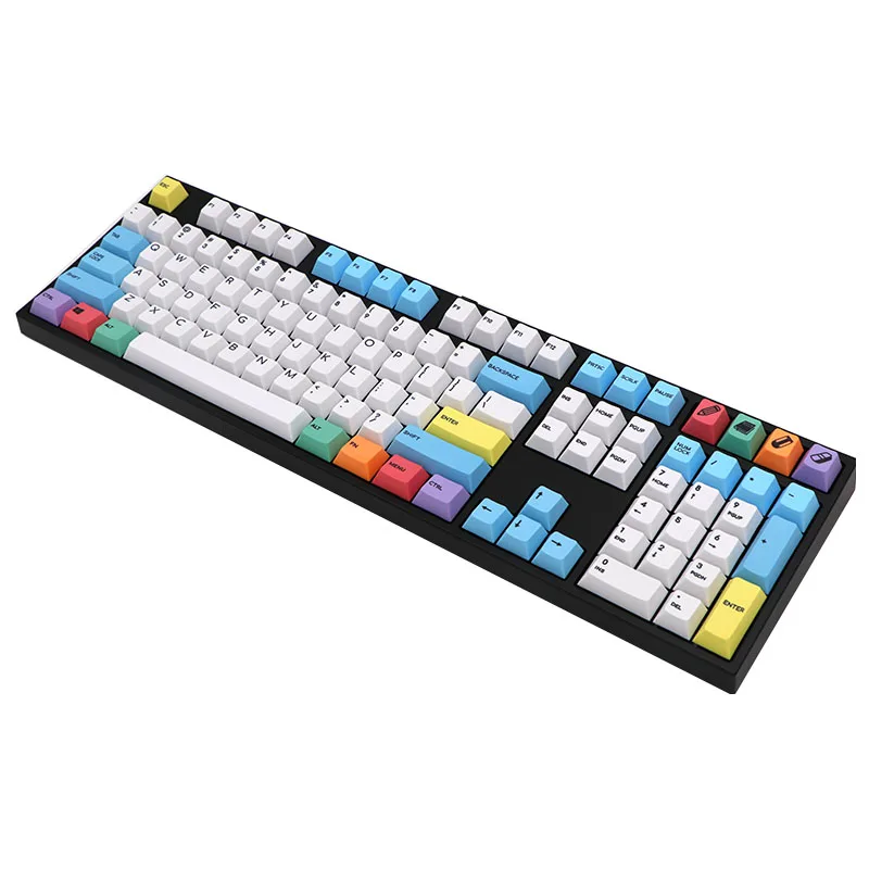 BGKP 123 клавиши pbt Cherry mx механическая клавиатура колпачки клавиш краситель sub cherry
