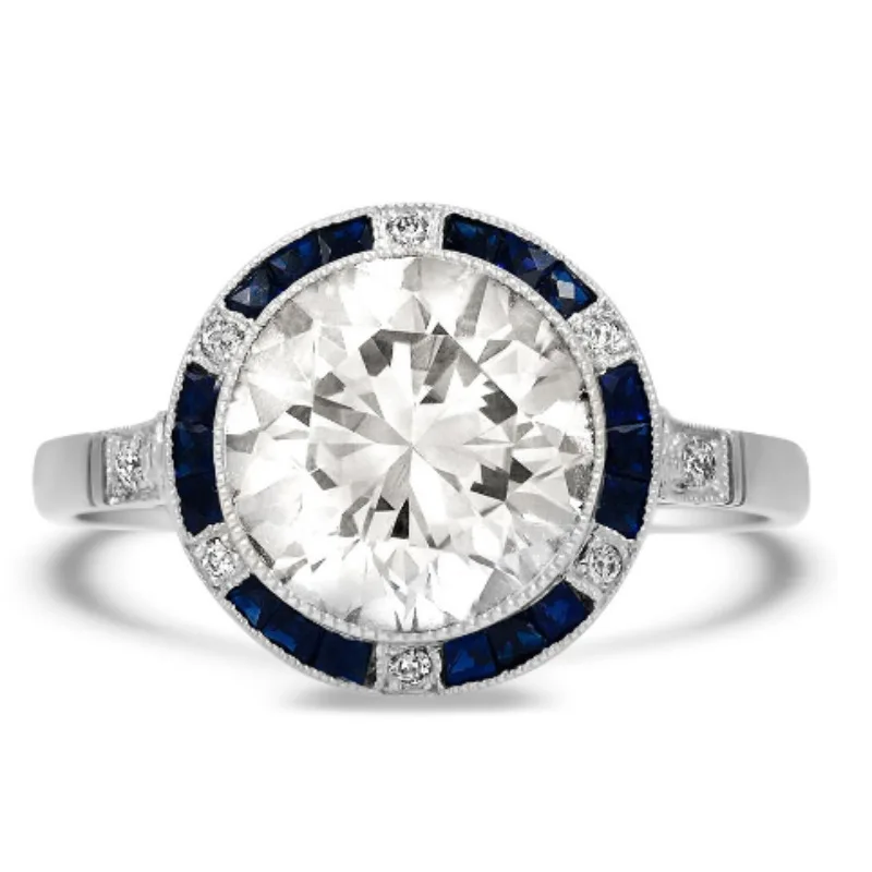 2018 100% Genuine 925 sterling silver Forever Clear blue AAA CZ Round Finger Rings for Women Jewelry Christmas Gift
2018 100% Genuine 925 sterling silver Forever Clear blue AAA CZ Round Finger Rings for Women Jewelry Christmas Gift