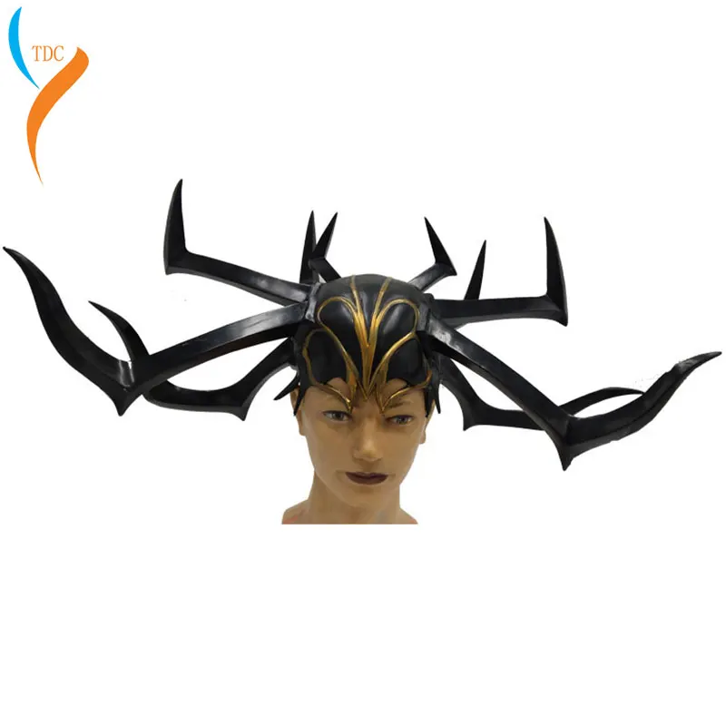 Movie Thor 3 Hela PVC Cosplay Adult Women Costumes Mask Marvel Legends Hela Masked Helmet Halloween Purim Prop
Movie Thor 3 Hela PVC Cosplay Adult Women Costumes Mask Marvel Legends Hela Masked Helmet Halloween Purim Prop