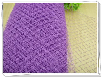 45CM Lavender color birdcage nettings for DIY hair accessoriesy party and bridal headwear millinery hats accessories 
45CM Lavender color birdcage nettings for DIY hair accessoriesy party and bridal headwear millinery hats accessories