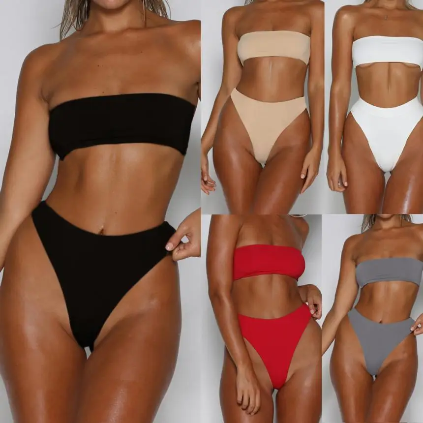 Popular Women Bandeau Bandage Bikini Set Push-Up Brazilian Swimwear Beachwear Swimsuit Women's Swimming Suit Beachwear Biquini
Popular Women Bandeau Bandage Bikini Set Push-Up Brazilian Swimwear Beachwear Swimsuit Women's Swimming Suit Beachwear Biquini