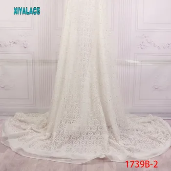 White African Lace Fabric High Quality 3d Wedding Lace Fabric Embroidery Nigerian French Lace Fabric With Beads 5yards PGC1739B
White African Lace Fabric High Quality 3d Wedding Lace Fabric Embroidery Nigerian French Lace Fabric With Beads 5yards PGC1739B