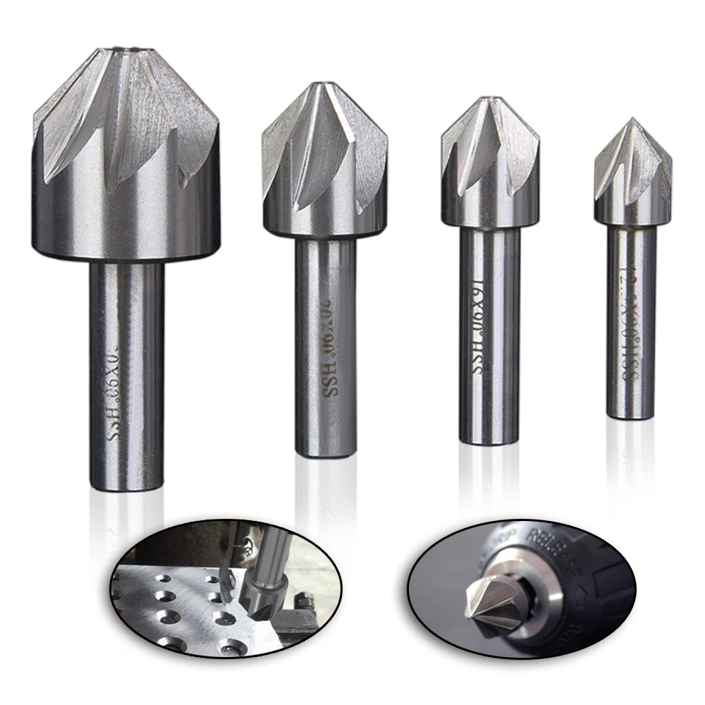 DMO Series Drill America 3//4 Carbide 6 Flute 82 Degree Countersink