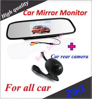 CCD HD parking car backup camera with car Monitor for DVD Camera VCR 4.3" Car Rearview Mirror Monitor
CCD HD parking car backup camera with car Monitor for DVD Camera VCR 4.3" Car Rearview Mirror Monitor