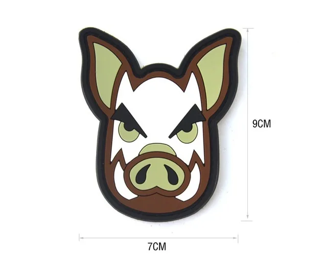 Pig Head Wild Boar Hog Tactical Morale Patch PIG BACKED PVC RUBBER PATCH Airsoft Morale Badge patch
Pig Head Wild Boar Hog Tactical Morale Patch PIG BACKED PVC RUBBER PATCH Airsoft Morale Badge patch