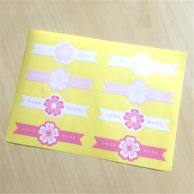 hand made sakura Flower Sticker Gift Baking Bag Bottle Packaging Packing Cookie Cake Box paper Sealing Label tag gift bag
hand made sakura Flower Sticker Gift Baking Bag Bottle Packaging Packing Cookie Cake Box paper Sealing Label tag gift bag