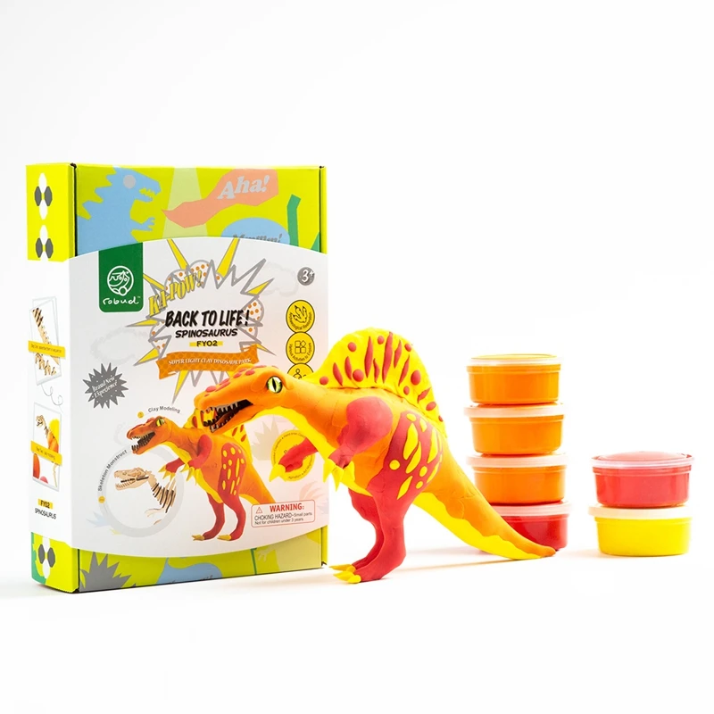 Robud DIY Assembly Dinosaur Model Action & Toy Figure Safe and Non-toxic Clay with 3D Wooden Puzzle Best Gift for Children FY02
Robud DIY Assembly Dinosaur Model Action & Toy Figure Safe and Non-toxic Clay with 3D Wooden Puzzle Best Gift for Children FY02