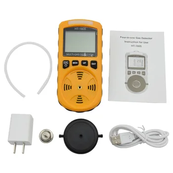 4 in 1 Multi Gas Detector O2 H2S CO Combustible With Gas Sampler Pump Oxygen Hydrogen Sulfide Carbon Monoxide Gas Analyzer
4 in 1 Multi Gas Detector O2 H2S CO Combustible With Gas Sampler Pump Oxygen Hydrogen Sulfide Carbon Monoxide Gas Analyzer