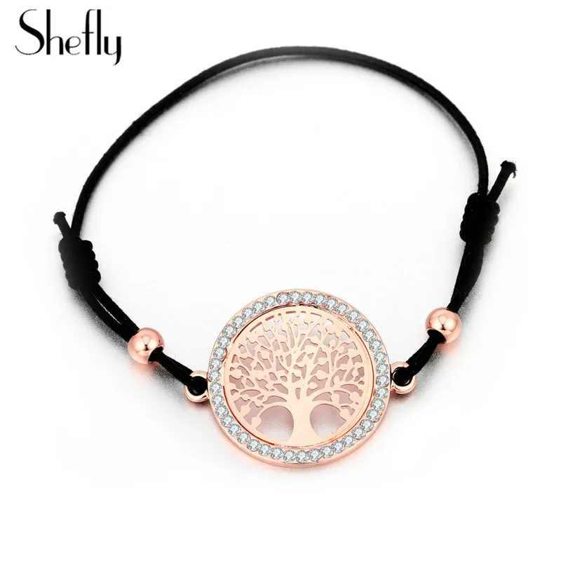 Hot Sell Classic Tree Of LiFe Pendant Elastic Bracelets Black Chains With Crystal Stretch Trendy Cute Rope Pulsera Simple Design
Hot Sell Classic Tree Of LiFe Pendant Elastic Bracelets Black Chains With Crystal Stretch Trendy Cute Rope Pulsera Simple Design