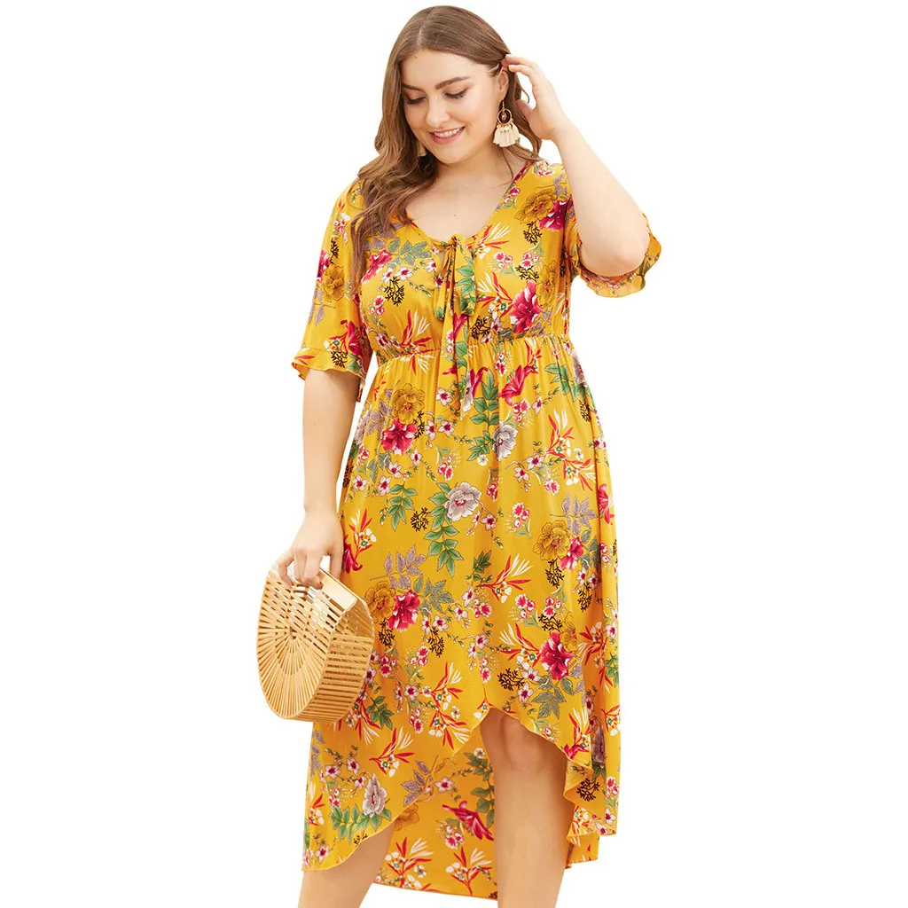JAYCOSIN Women Plus Size Sexy Slim Dress Floral Print Cross Pleated Dress vestidos de fiesta de noche Dropshipping Z0513
JAYCOSIN Women Plus Size Sexy Slim Dress Floral Print Cross Pleated Dress vestidos de fiesta de noche Dropshipping Z0513