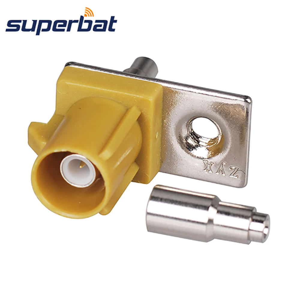 Superbat Antenna Connector Fakra Plug Male Straight for Yellow Car GSM Radio 50 Ohm with IF for 1.13mm,1.37mm,RG178 Cable
Superbat Antenna Connector Fakra Plug Male Straight for Yellow Car GSM Radio 50 Ohm with IF for 1.13mm,1.37mm,RG178 Cable