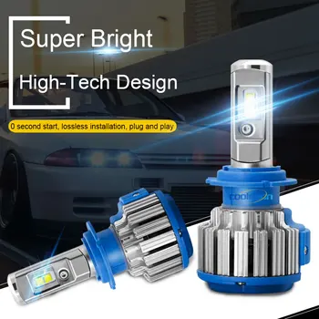 Cooleeon Auto LED Car Headlamp H4 High Low Beam Bulb 70W 7000LM with Canbus Driver H1 H3 H7 H11 9005 9006 9007 880 Fog Lights
Cooleeon Auto LED Car Headlamp H4 High Low Beam Bulb 70W 7000LM with Canbus Driver H1 H3 H7 H11 9005 9006 9007 880 Fog Lights