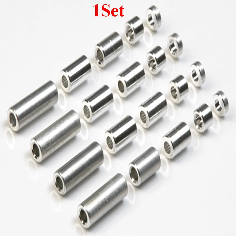 1Set 15473 Aluminum Tube Spacer Set 12/6.7/6/3/1.5mm for RC Model Cars DIY Tamiya Mini 4wd Racing Accessories
1Set 15473 Aluminum Tube Spacer Set 12/6.7/6/3/1.5mm for RC Model Cars DIY Tamiya Mini 4wd Racing Accessories