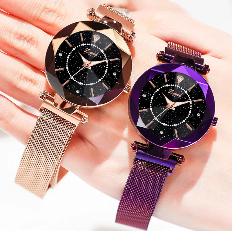 Lvpai Brand Luxury Mesh Magnet Buckle Quartz Clock Watches For Women Starry Sky Bracelet Dress Wrist Watches Relogio Feminino
Lvpai Brand Luxury Mesh Magnet Buckle Quartz Clock Watches For Women Starry Sky Bracelet Dress Wrist Watches Relogio Feminino