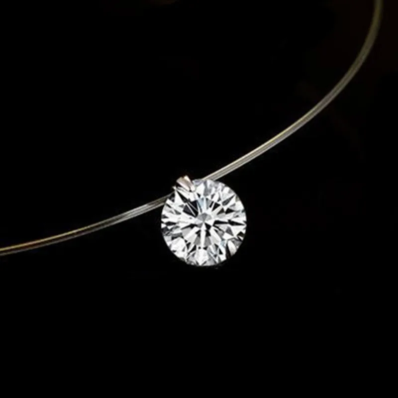 Women's Transparent Fishing Line Chain and Necklace Silver Invisible Chain Chain and Necklace Female Imitation Rhinestone Neckla
Women's Transparent Fishing Line Chain and Necklace Silver Invisible Chain Chain and Necklace Female Imitation Rhinestone Neckla
