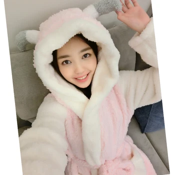 Soft Flannel Cartoon Animal Women Robes Winter Thickened Hooded Teenage Girl Bathrobe Couple Pajamas Sleepwear Christmas Gifts
Soft Flannel Cartoon Animal Women Robes Winter Thickened Hooded Teenage Girl Bathrobe Couple Pajamas Sleepwear Christmas Gifts