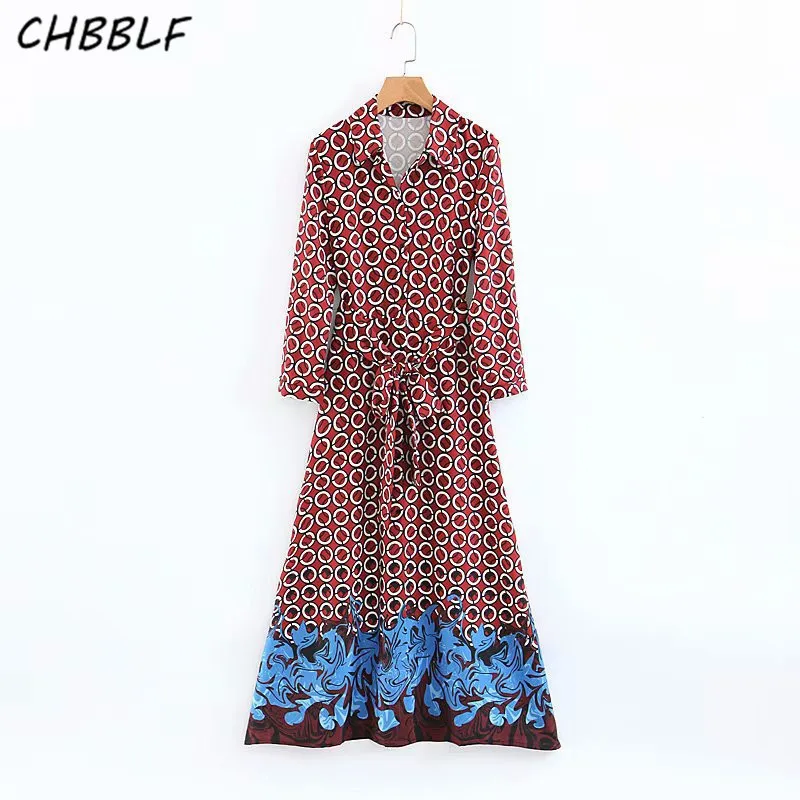 CHBBLF women geometric pattern long dress long sleeve turn down collar pleated female casual dress vestidos XDL8891
CHBBLF women geometric pattern long dress long sleeve turn down collar pleated female casual dress vestidos XDL8891