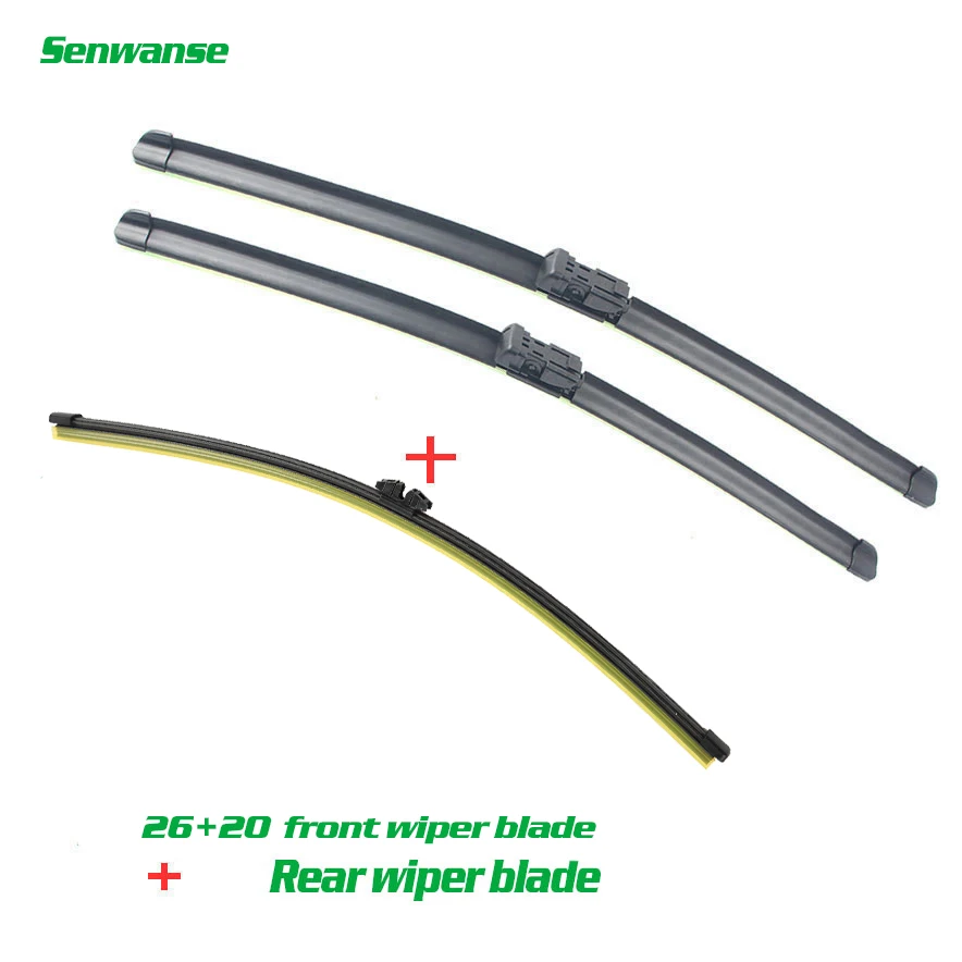 Senwanse Front and rear Wiper Blades For Volvo XC60 2009-2011 Windshield Windscreen wiper blade 26"+20"+15"
Senwanse Front and rear Wiper Blades For Volvo XC60 2009-2011 Windshield Windscreen wiper blade 26"+20"+15"