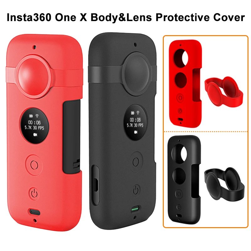 Insta360 One X Protective Case Lens Silicone Case Insta 360 Scratchproof Protector Cover for Insta360 One X Accessories
Insta360 One X Protective Case Lens Silicone Case Insta 360 Scratchproof Protector Cover for Insta360 One X Accessories