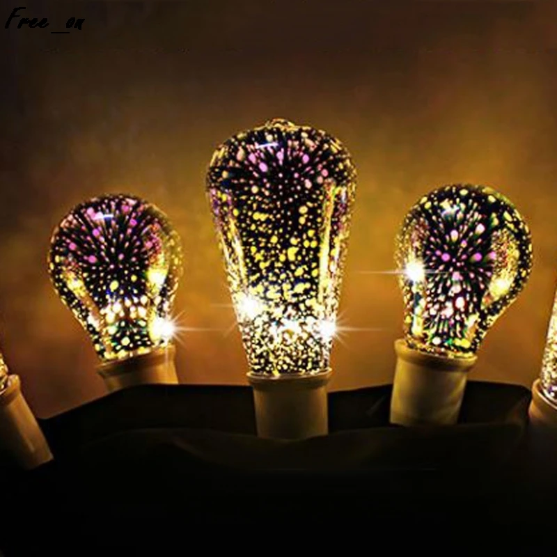 E27 ST64 Colourful 3D Star Shine Decoration Multiple Reflection Alluminum Plated Glass
E27 ST64 Colourful 3D Star Shine Decoration Multiple Reflection Alluminum Plated Glass
