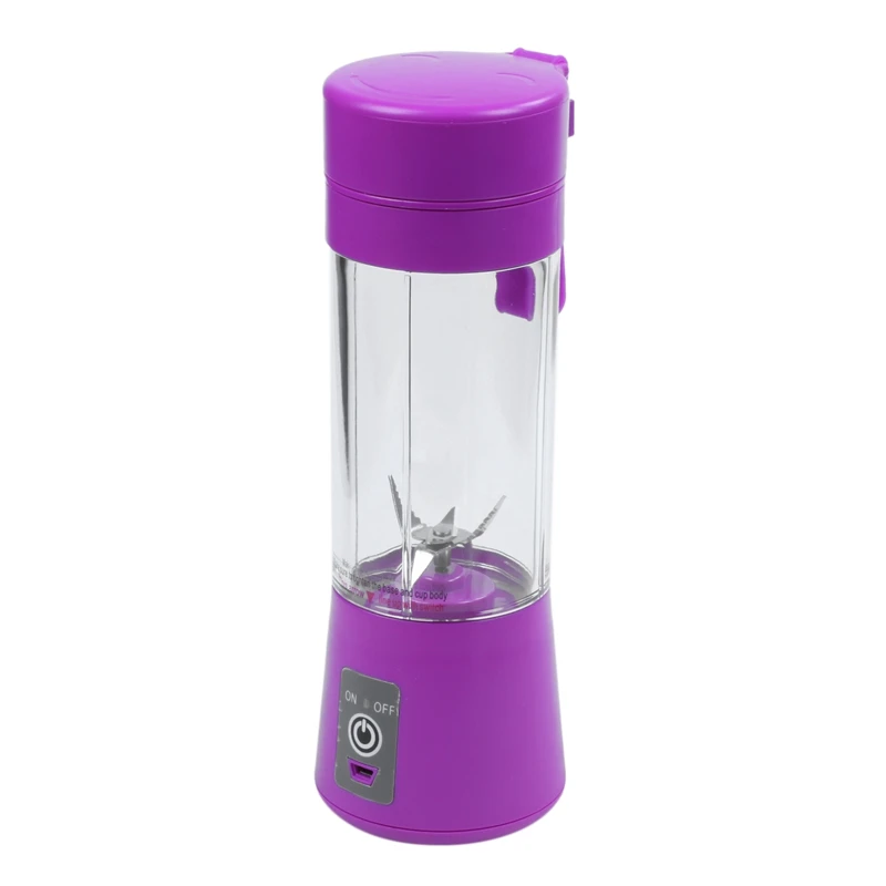 USB Juicer Cup, Mobile Juice Mixer, Household Fruit Mixer - Six Blades, 400ml Fruit Blending Machine with USB Charger Cable
USB Juicer Cup, Mobile Juice Mixer, Household Fruit Mixer - Six Blades, 400ml Fruit Blending Machine with USB Charger Cable