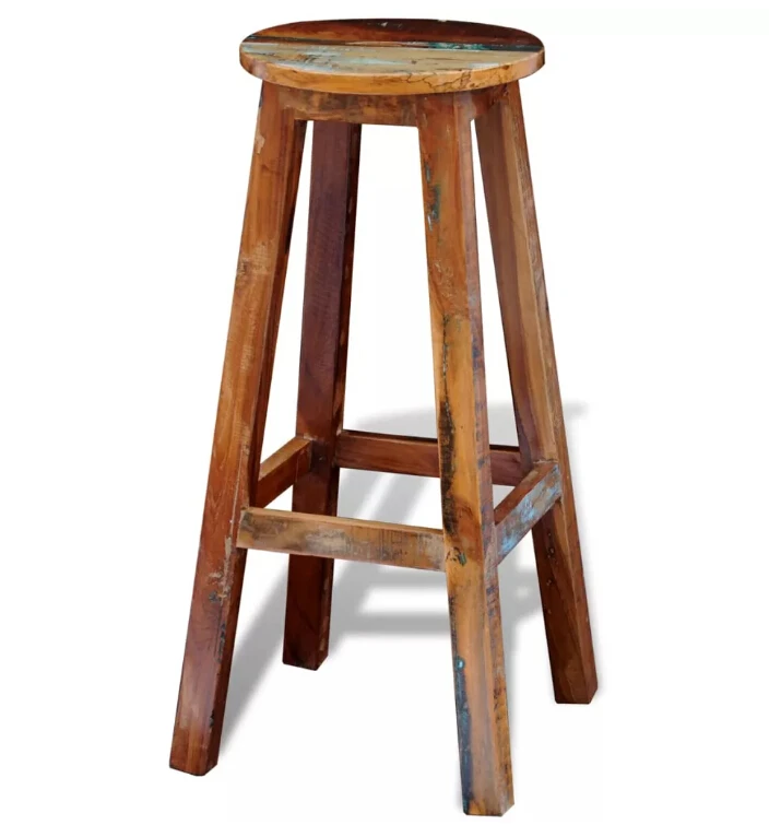 VidaXL Bar Stool Reclaimed Solid Wood Modern Natural Finish Kitchen Dining Chair Decor Robust Construction Industrial Home Use
VidaXL Bar Stool Reclaimed Solid Wood Modern Natural Finish Kitchen Dining Chair Decor Robust Construction Industrial Home Use