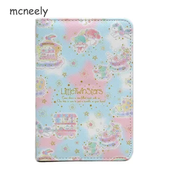 high quality cartoon Twin stars passport card holder, famous brand new arrivals passport cover, women travel passport case