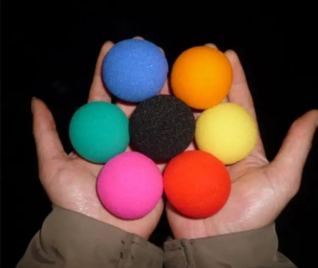 Wholesale 100 pcs/lot Magic Sponge Ball 1 4/5" (4.5 cm in diameter) red blue yellow green pink orange black balls magic tricks 
Wholesale 100 pcs/lot Magic Sponge Ball 1 4/5" (4.5 cm in diameter) red blue yellow green pink orange black balls magic tricks