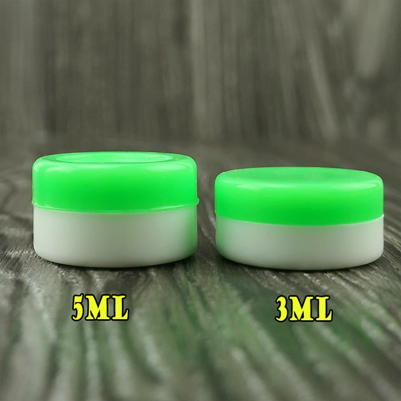 5ml or 3ml Bho Silicone slick oil Container Dab wax jar with lid and Non-stick Rubber Silicon dab concentrate oil herb Storage
5ml or 3ml Bho Silicone slick oil Container Dab wax jar with lid and Non-stick Rubber Silicon dab concentrate oil herb Storage