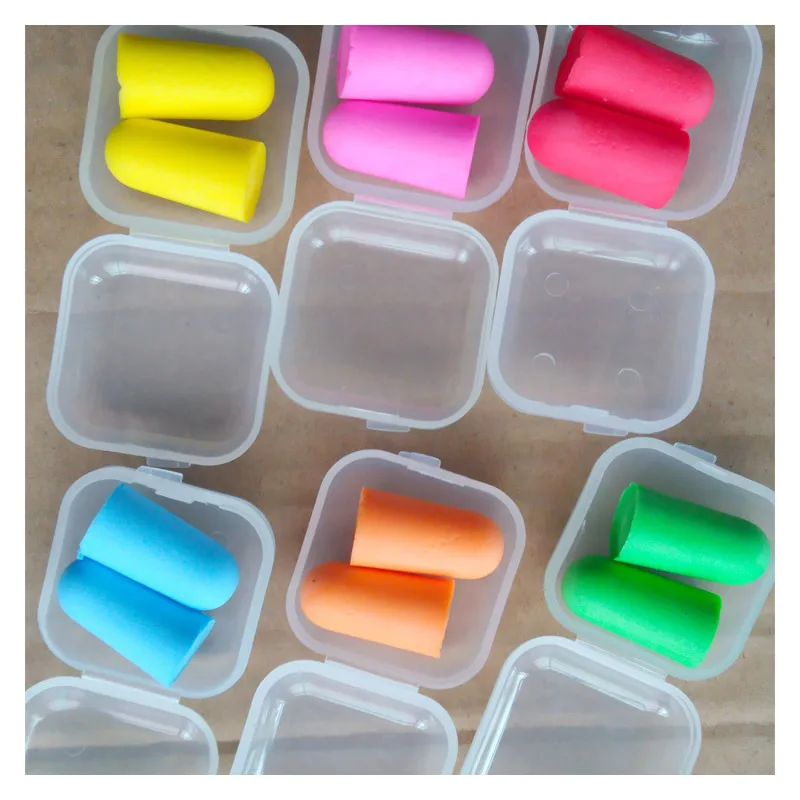 6 Pairs Color Anti-noise Soft Foam Earplugs Sleeping Noise Insulation Ear Protector With Individual PVC Box For Travel
6 Pairs Color Anti-noise Soft Foam Earplugs Sleeping Noise Insulation Ear Protector With Individual PVC Box For Travel