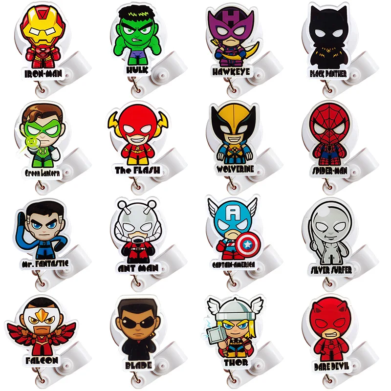 2019 New Acrylic Hero Nurse Cartoon Id Card Holder Retractable Id Badge Holder Kawaii Badge Reel Badge Clip Retractable for Work
2019 New Acrylic Hero Nurse Cartoon Id Card Holder Retractable Id Badge Holder Kawaii Badge Reel Badge Clip Retractable for Work