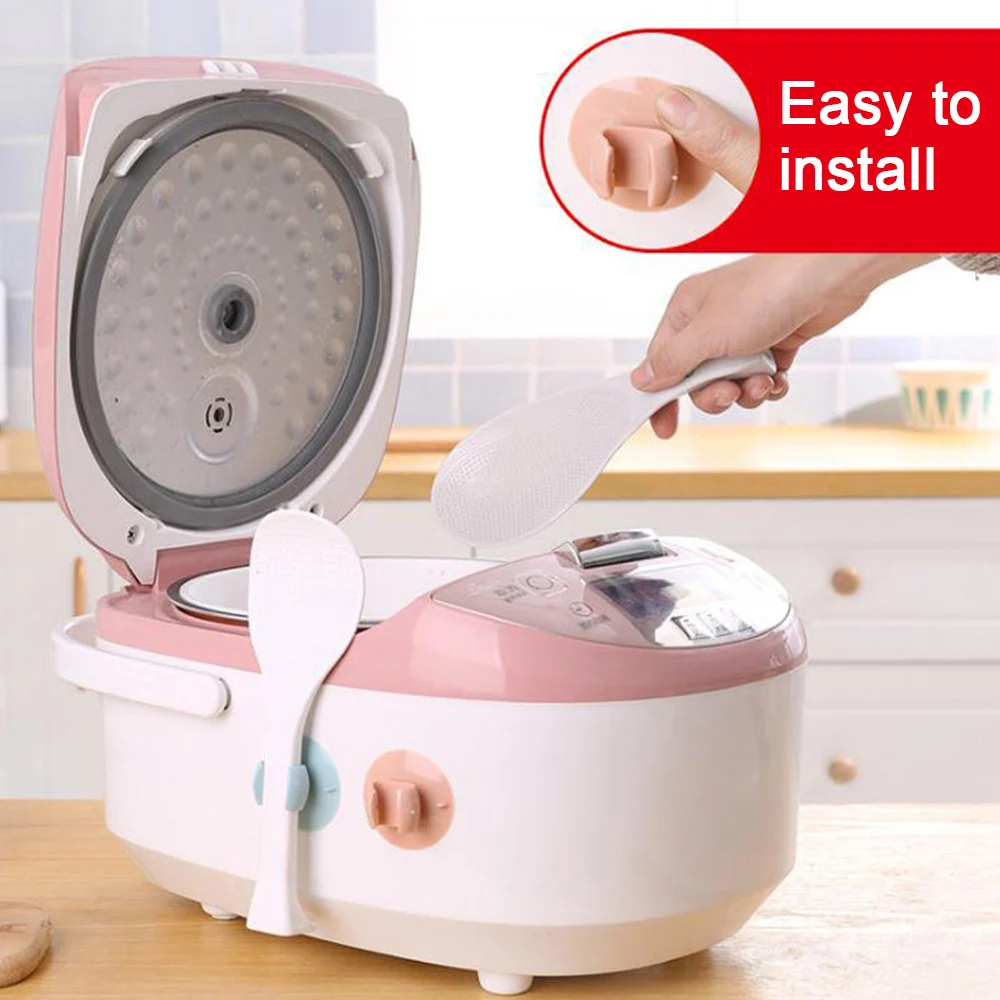 Rice Spoon Storage Rack Creative Household Gadgets Suction Cup Plastic Rice Cooker Rice Spoon Rack Kitchen Supplies Accessories
Rice Spoon Storage Rack Creative Household Gadgets Suction Cup Plastic Rice Cooker Rice Spoon Rack Kitchen Supplies Accessories