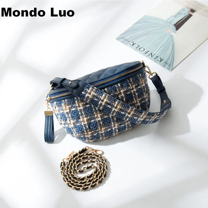 2017 New Women Handbag Shoulder Messenger Bag WoolenTweed Small Chain Bag Grid and Panelled Designed Mini Size Bag
2017 New Women Handbag Shoulder Messenger Bag WoolenTweed Small Chain Bag Grid and Panelled Designed Mini Size Bag