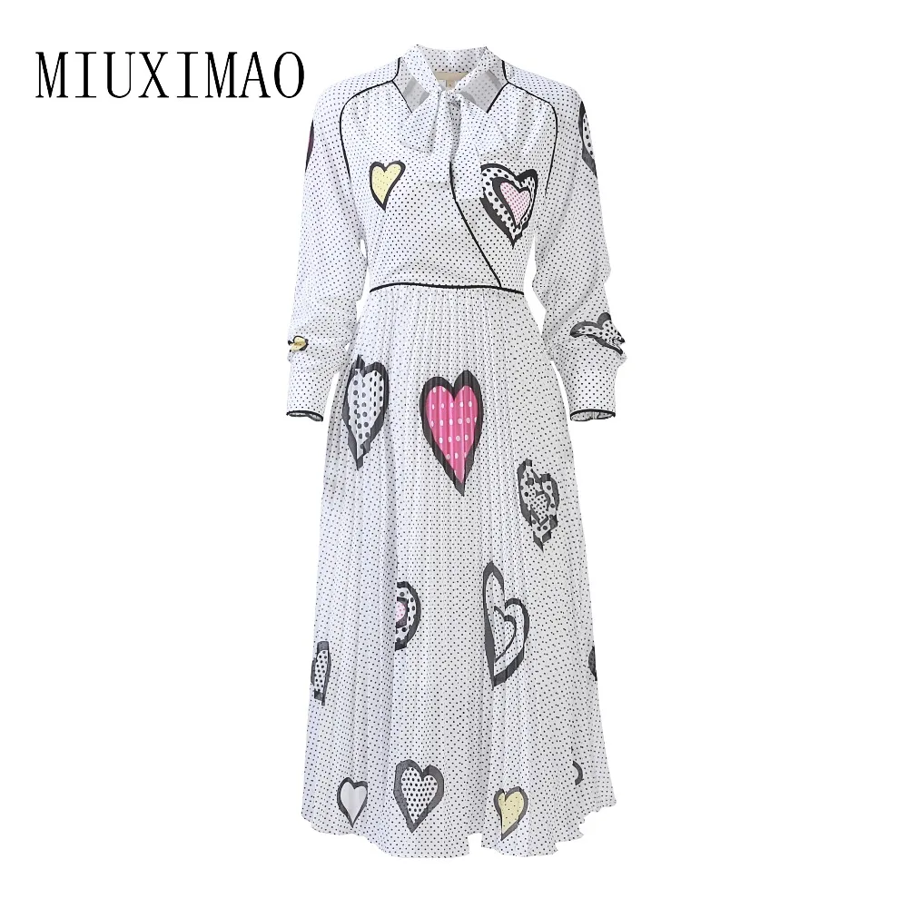 High Quality 2018 Autumn New Arrival Fashion Turn-down Collar Full Sleeve Button Elegant Print Dot Knee-Length Dress Women
High Quality 2018 Autumn New Arrival Fashion Turn-down Collar Full Sleeve Button Elegant Print Dot Knee-Length Dress Women