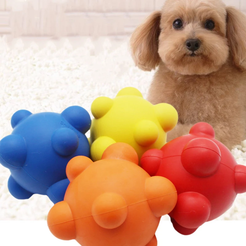 @HE Pet Dog Milky Rubber Irregular Bouncing Ball 7cm Fun Interactive Molars Elasticity Teeth Jumping Joggle Solid Toy Ball
@HE Pet Dog Milky Rubber Irregular Bouncing Ball 7cm Fun Interactive Molars Elasticity Teeth Jumping Joggle Solid Toy Ball