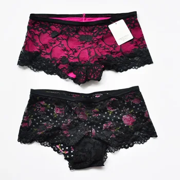 Fashion multicolor panties female lace cutout double layer gauze lace plus size trunk boyshort
Fashion multicolor panties female lace cutout double layer gauze lace plus size trunk boyshort