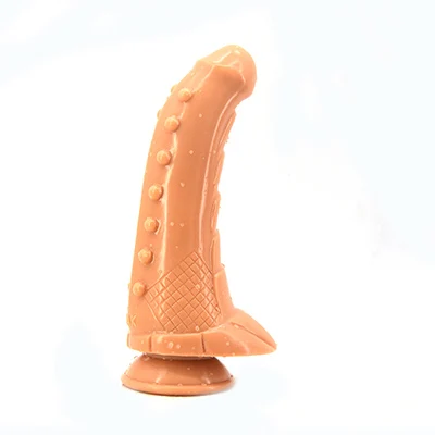 Silicone New Dildo Slight Bending Raised Granule Increased friction G-point Sex Toy Smooth Soft Insert Vagina For Womon