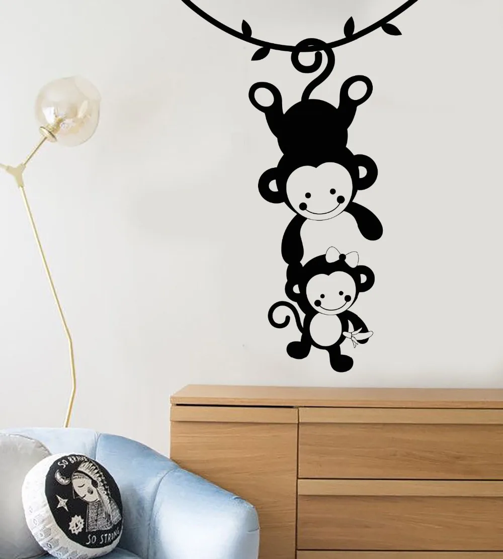 Funny Monkey Family Wall Sticker Zoo Animals Home Decor Cute Animal Poster Mural Vinyl Art Removable Stickers Decals Decor LX223
Funny Monkey Family Wall Sticker Zoo Animals Home Decor Cute Animal Poster Mural Vinyl Art Removable Stickers Decals Decor LX223