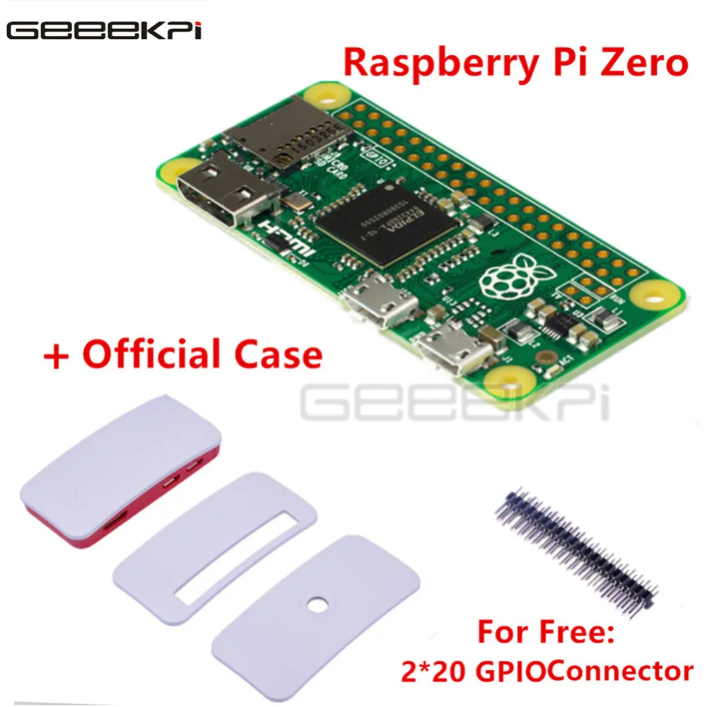 Original Raspberry Pi Zero RPI-0 with 1GHz CPU 512MB RAM Linux OS 1080P HD video output & Official Case
Original Raspberry Pi Zero RPI-0 with 1GHz CPU 512MB RAM Linux OS 1080P HD video output & Official Case